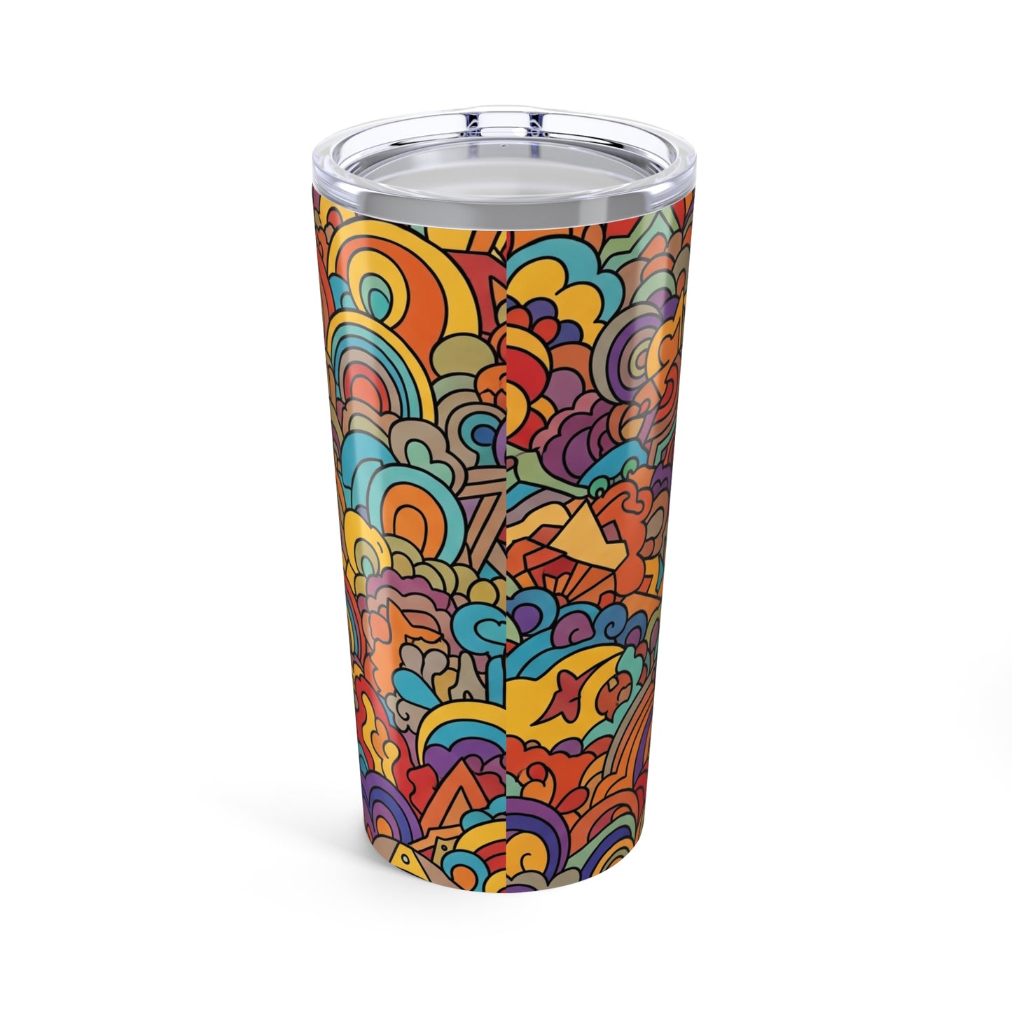 20oz Stainless Steel Tumbler With Double Wall Vacuum Insulation Spill Resistant Travel Mug Keeps Drinks Hot Cold