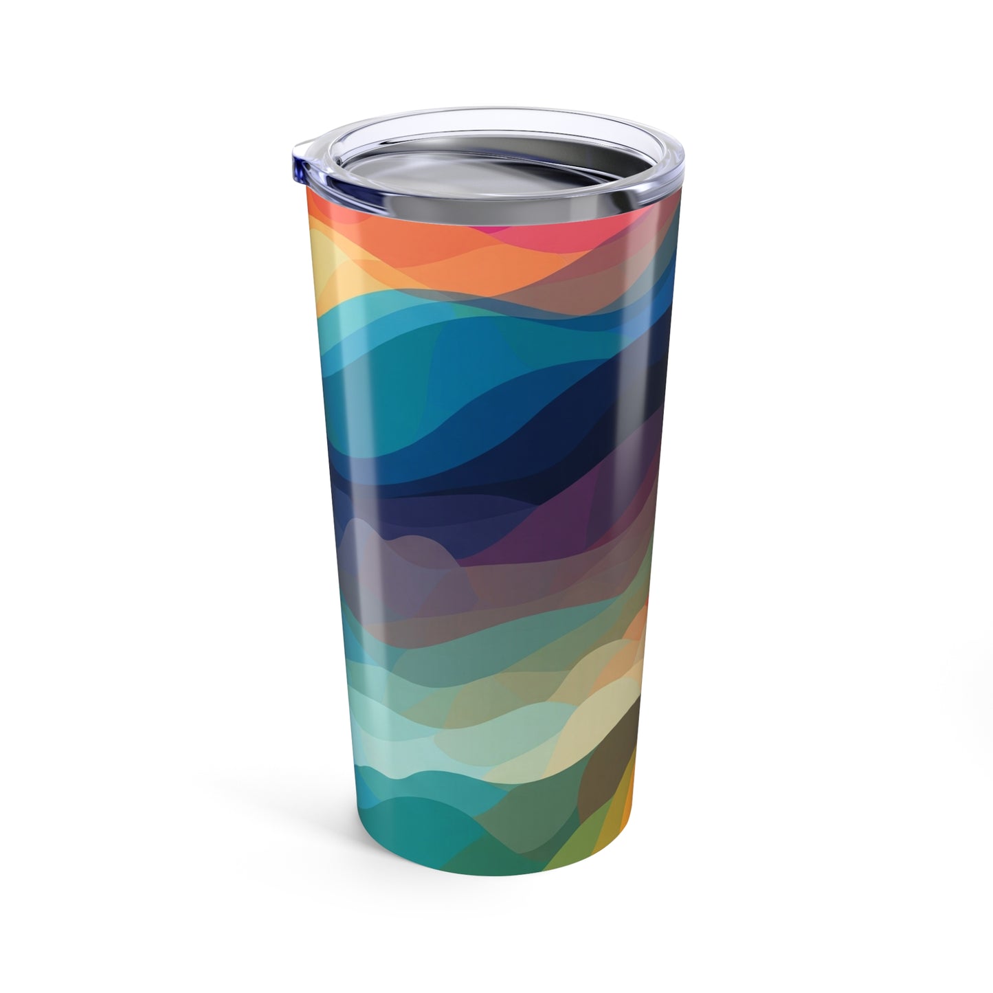 20 Oz Stainless Steel Tumbler Printed Pattern Double Wall Vacuum Insulated Spill Resistant Travel Mug Dishwasher