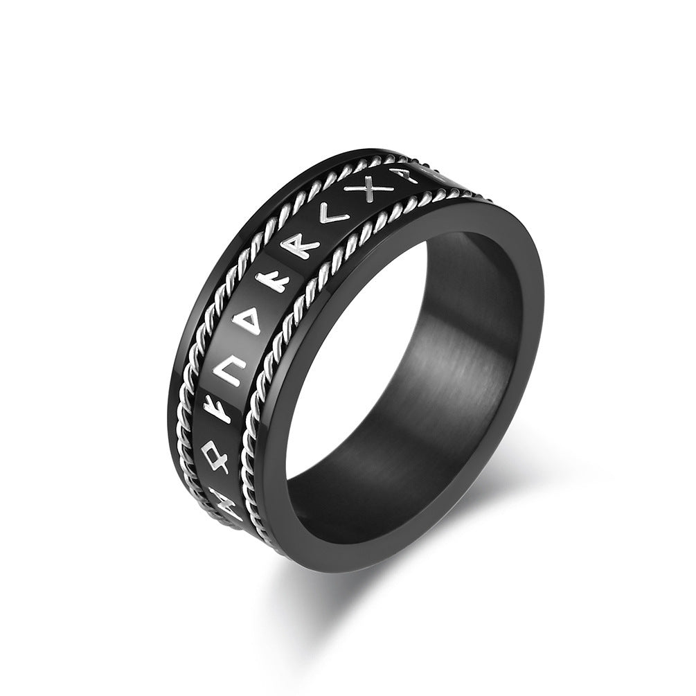 Unisex Titanium Steel Ring Polished Fashion Jewelry Durable Band For Everyday Wear Modern Sleek Design For All