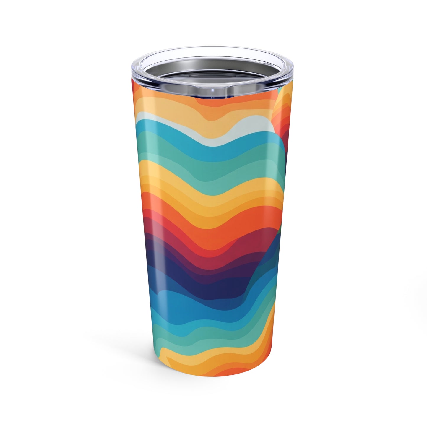 20oz Stainless Steel Tumbler With Double Wall Vacuum Insulation And Leak Proof Travel Mug Printed Design For Hot