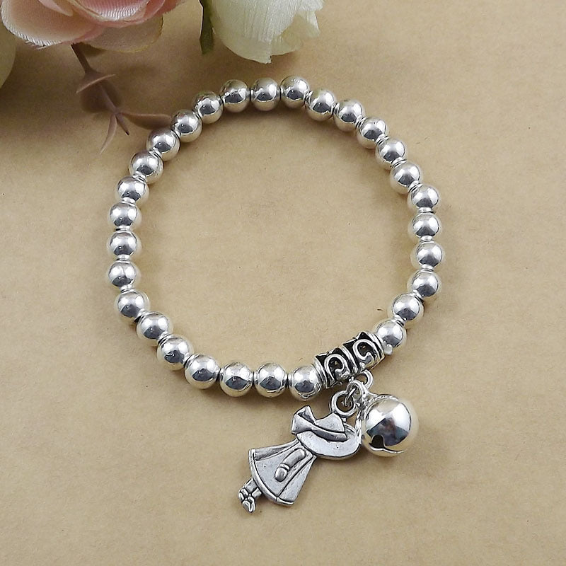 Unisex Geometric Bracelet Electroplated Finish Alloy Bangle Tibetan Silver For Men And Women Nationwide Styles