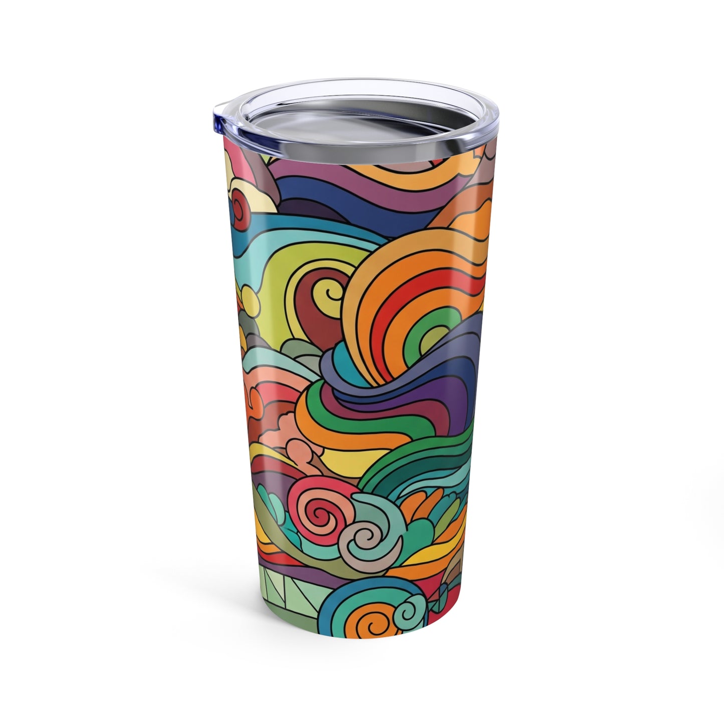 20 Oz Steel Water Bottle With Spill Resistant Lid Double Wall Insulated Travel Mug For Beverages Dishwasher Safe