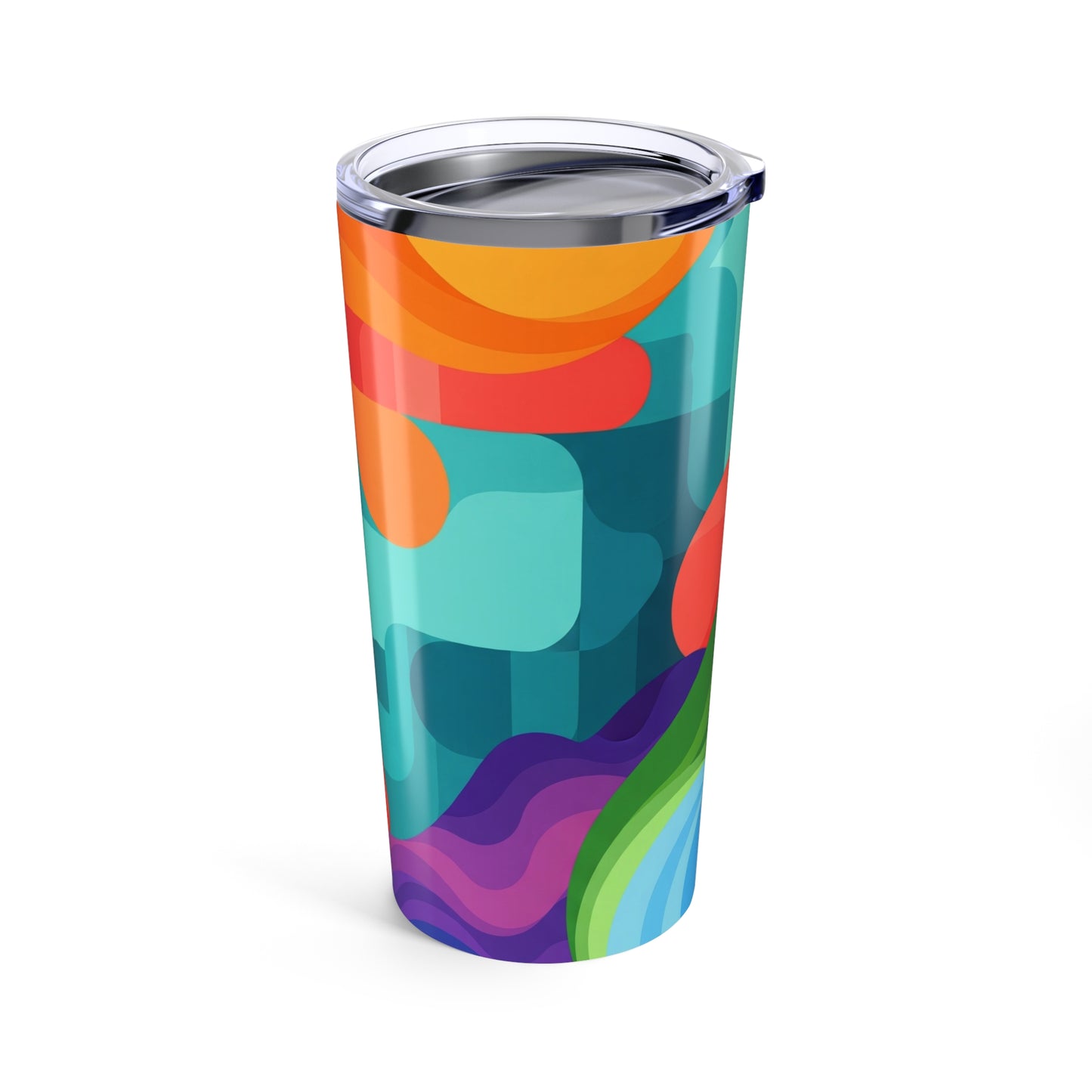 20oz Stainless Steel Tumbler With Design Double Wall Vacuum Insulation Spill Resistant For Hot And Cold Beverages