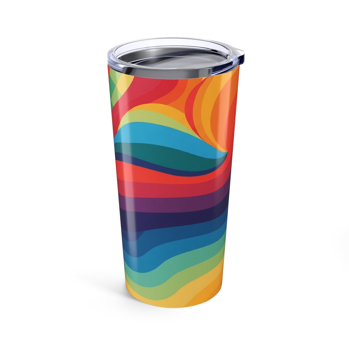 20 Oz Metal Travel Mug With Double Wall Vacuum Insulation Leak Proof Durable Hot Cold Printed Image Drinkware