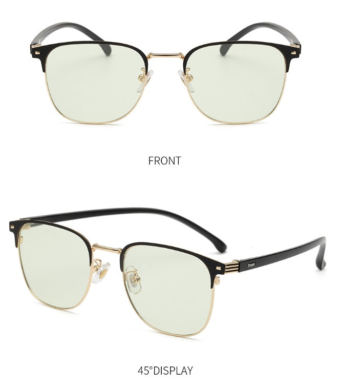 Anti Blue Light Glasses Photochromic PC And Metal Frame