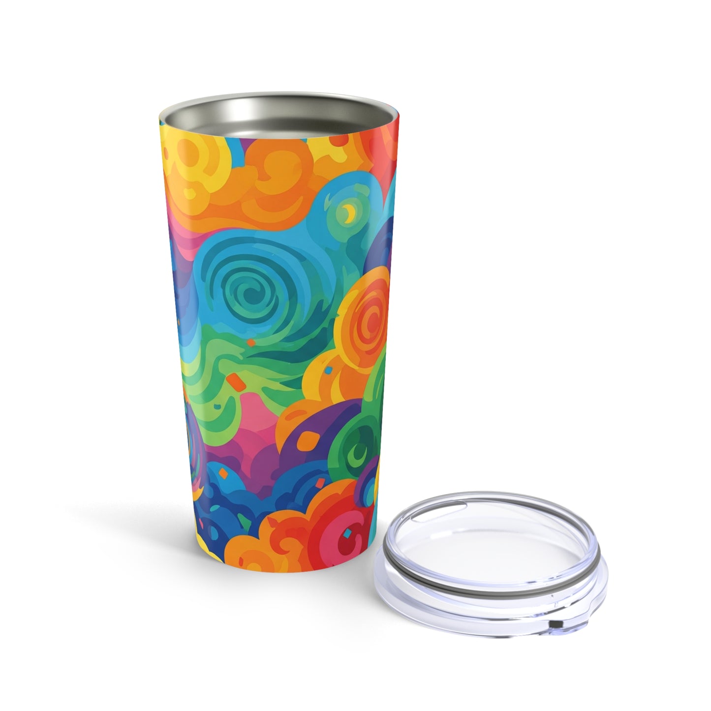 20oz Stainless Steel Tumbler With Vacuum Insulation Leak Proof BPA Free Printed Travel Mug For Hot And Cold