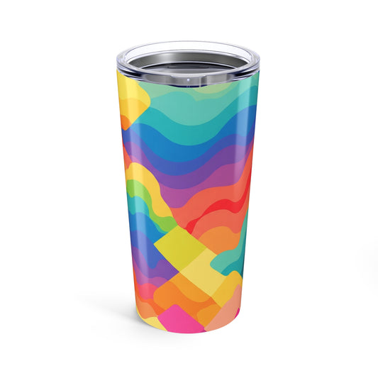 20Oz Stainless Steel Tumbler With Artwork Double Wall Vacuum Insulated Spill Resistant Thermal Coffee Mug For