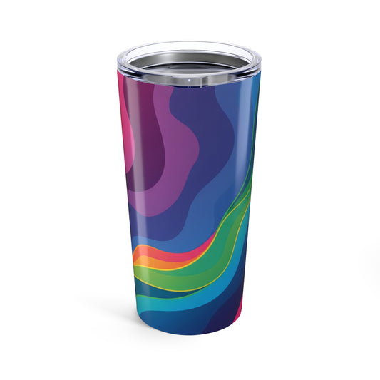 20oz Stainless Steel Travel Tumbler With Double Wall Vacuum Insulated Leak Proof Lid For Hot And Cold Beverages