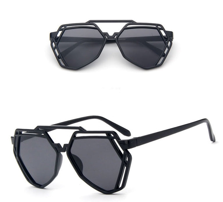 Resin Lens Sunglasses With Plastic Frame Unisex Fashionable Eye Protection Trendy Sun Glasses With UV 400 Protection