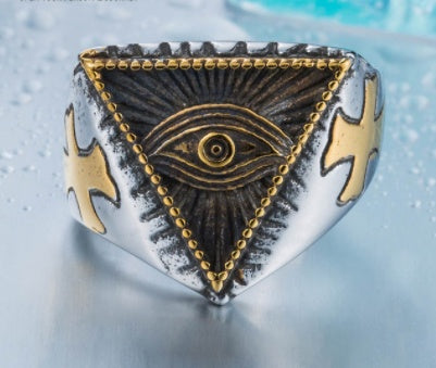 Stainless Steel Mens Rings Width 20MM Height 18MM Thickness 4MM Specifications Material Reference Only Prevail