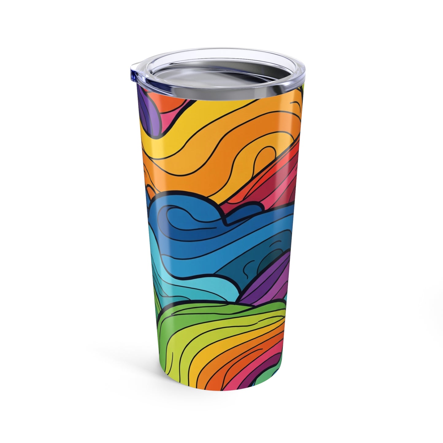 20 Oz Stainless Steel Travel Mug With Double Wall Vacuum Insulation And Leak Proof Lid For Hot And Cold Beverages