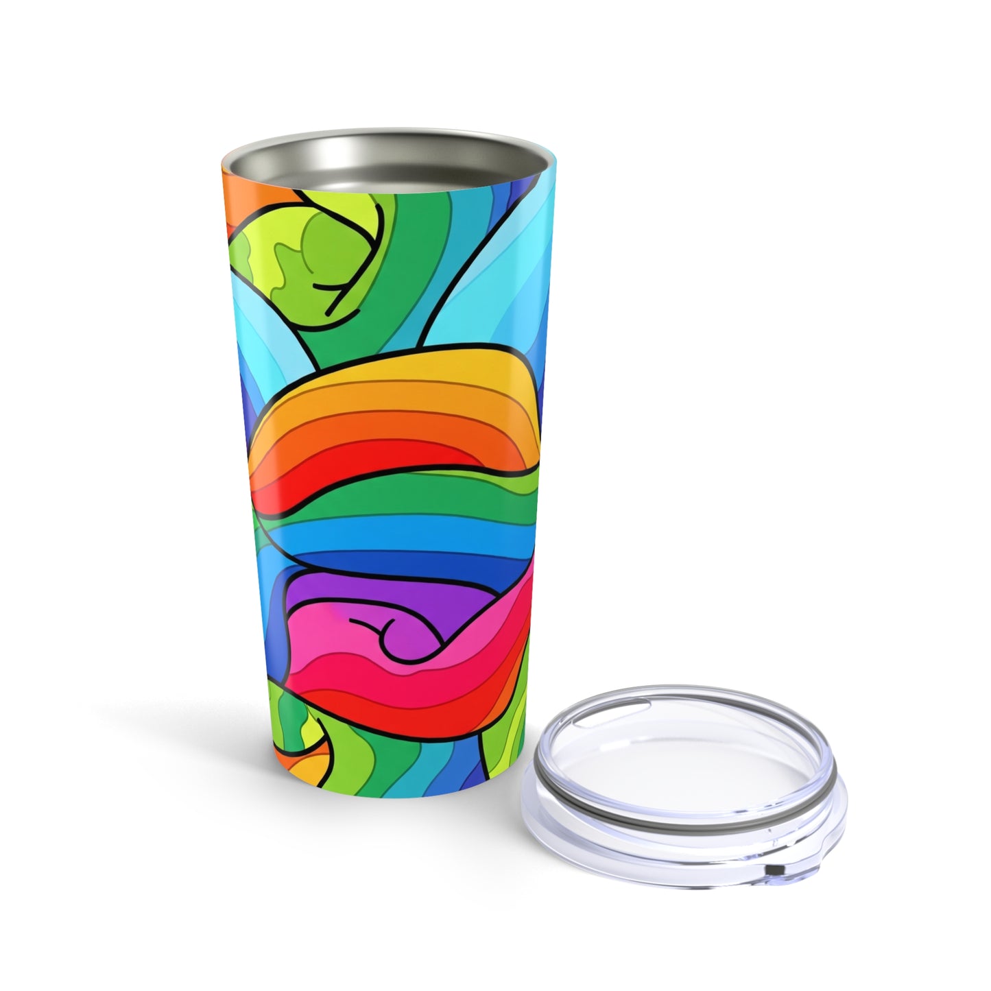 20oz Stainless Steel Travel Mug With Double Wall Vacuum Insulation Leak Proof Durable Tumbler For Hot Or Cold