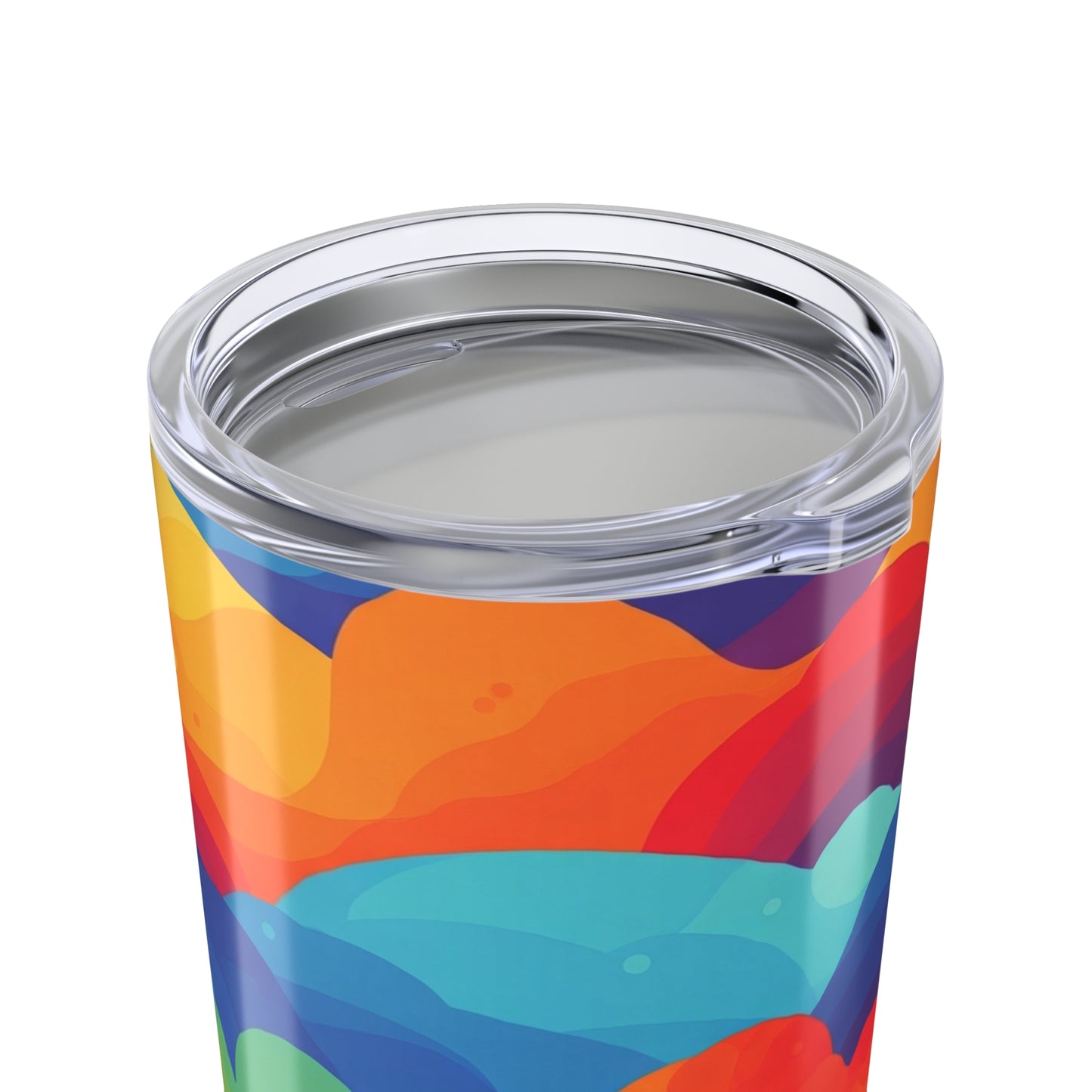 20 Oz Stainless Steel Travel Mug With Printed Artwork Vacuum Insulated Spill Resistant Thermal Beverage Container