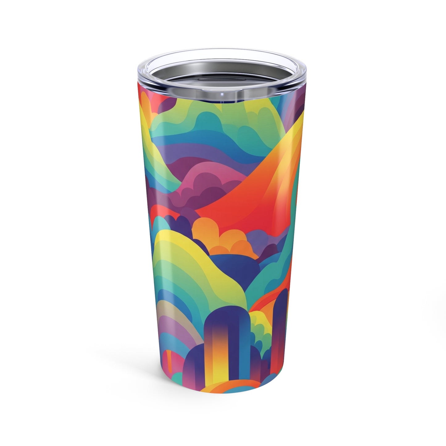 20oz Steel Printed Tumbler With Double Wall Insulation Spill Resistant BPA Free For Hot And Cold Beverages Coffee