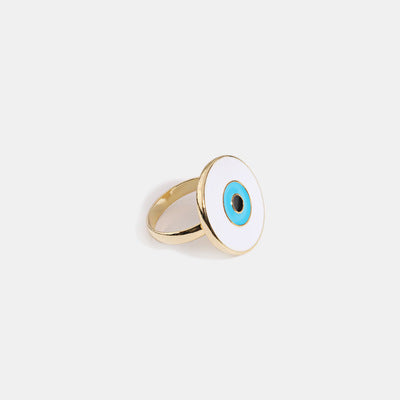 Devils Eye Ring For Women And Girls Alloy Injection Fashion Jewelry Bold Statement Ring Unique Design Eye Sparkle Finish