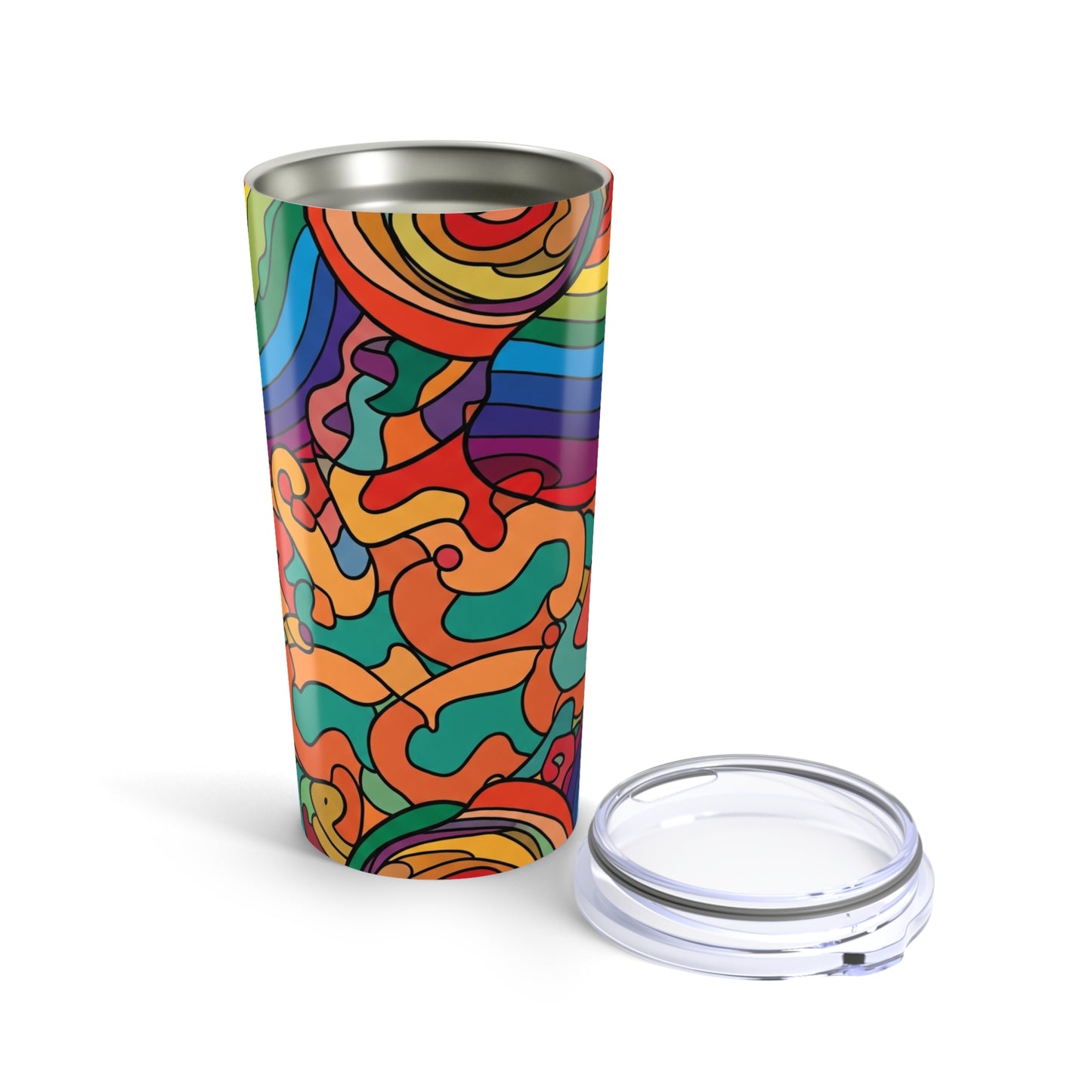 20 Oz Stainless Steel Tumbler With Double Wall Vacuum Insulation Leak Proof Temperature Control Dishwasher Safe