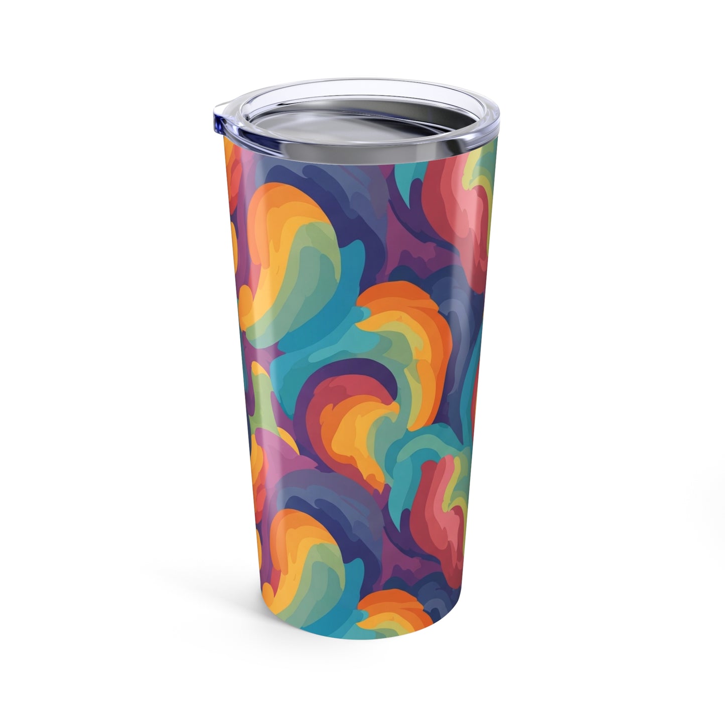 20 Oz Stainless Steel Travel Mug With Vacuum Insulation And Dishwasher Safe Printed Design For Hot And Cold Drinks