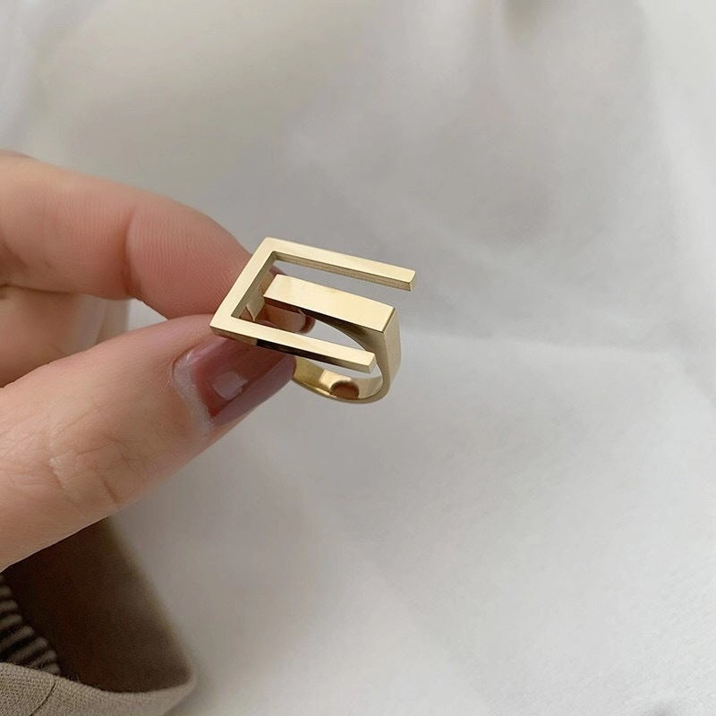 Titanium Steel Ring Minimalist Design Electroplated Fashion Jewelry For Women And Men Durable Everyday Wearable