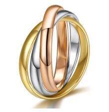 Star And Moon Titanium Rotatable Ring For Women Elegant Stainless Steel Jewelry Gold Silver Black Elegant Details