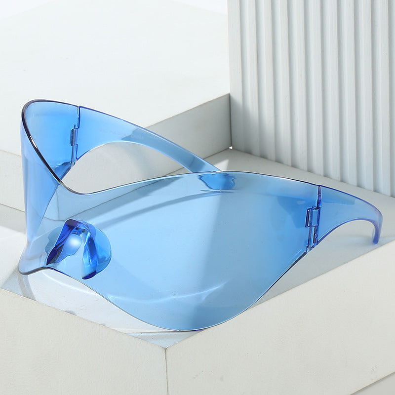 Rimless Y2K Sunglasses Large Frame For Women And Men Sun Protection Perfect For Party Hip Hop Style For Ready