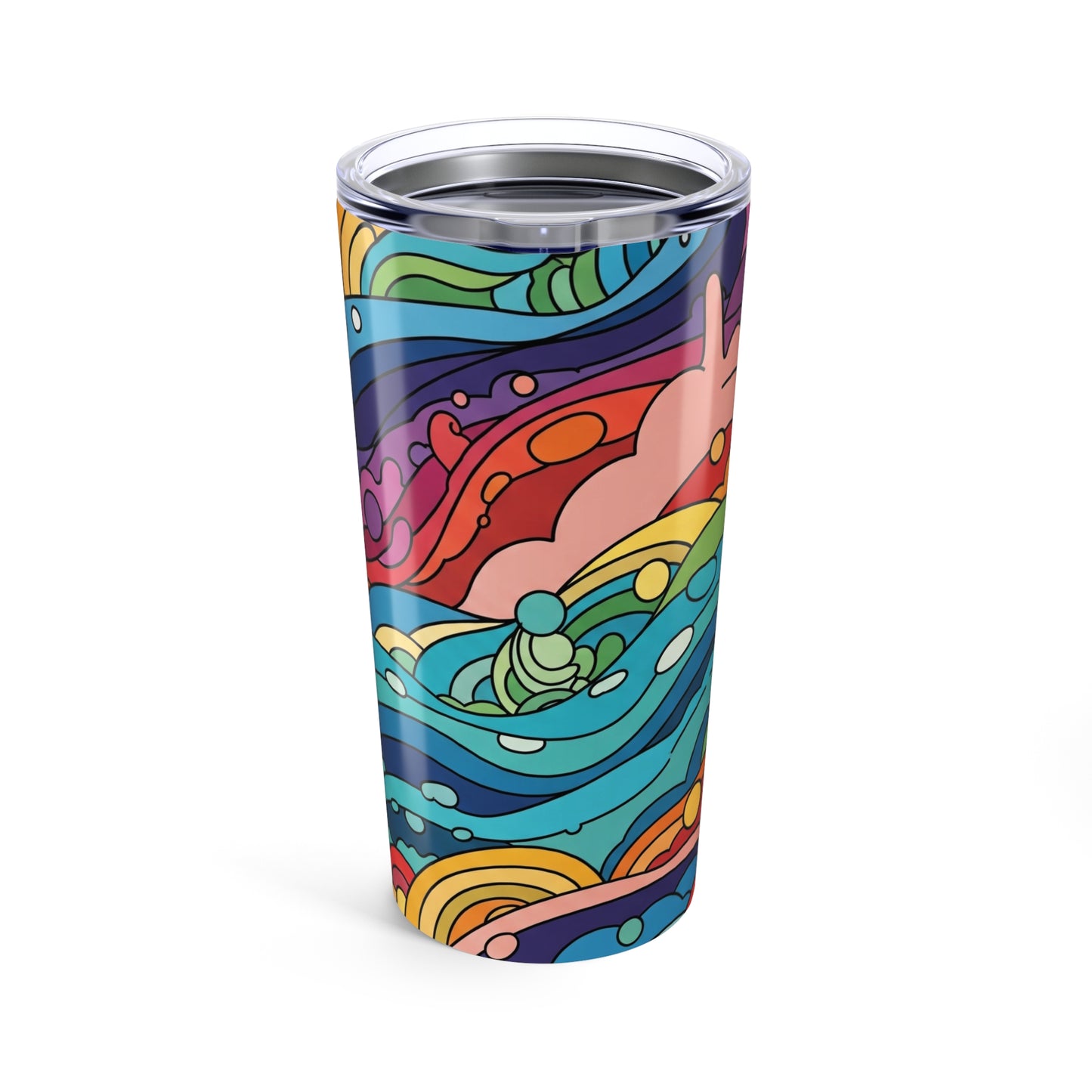 20 Oz Stainless Steel Tumbler With Double Wall Vacuum Insulation Leak Proof Construction For Hot Or Cold Drinks