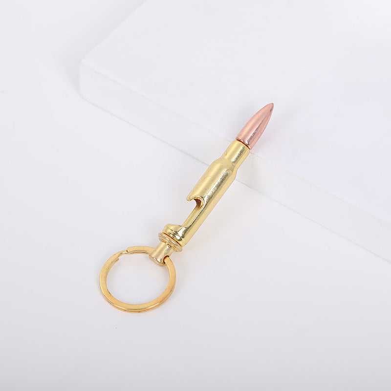 Bullet Shape Keychain Bottle Opener Pendant Alloy Fashion