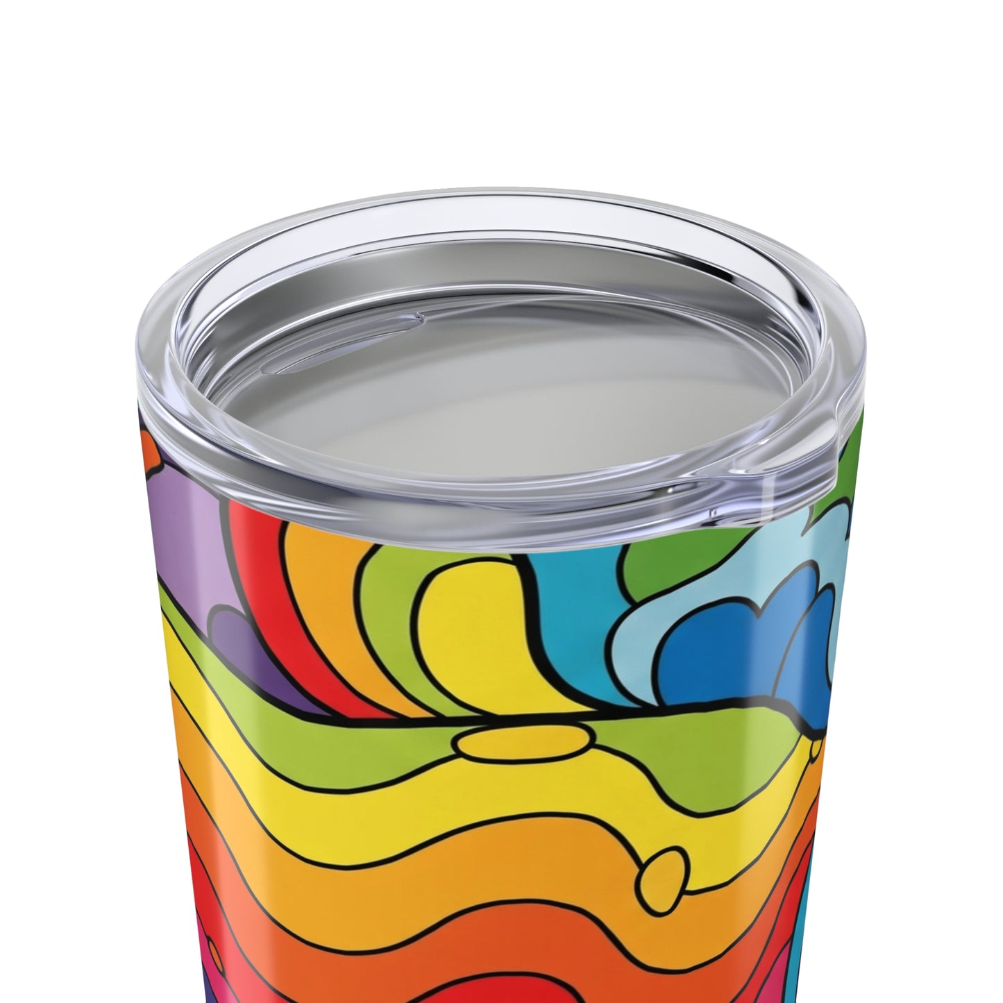 20oz Stainless Steel Graphic Tumbler With Double Wall Vacuum Insulation Spill Resistant Travel Mug For Hot And Cold