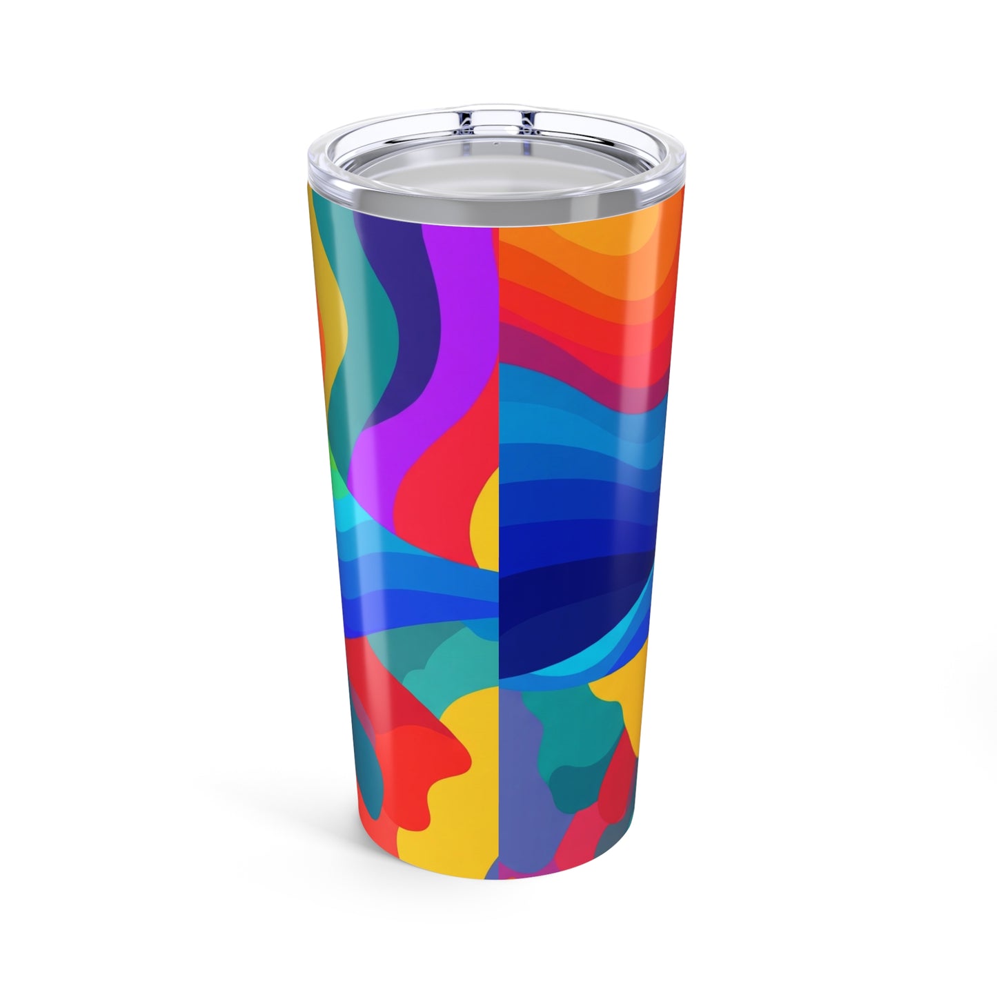 20 Oz Stainless Steel Tumbler With Double Wall Vacuum Insulation Spill Resistant Travel Mug For Hot And Cold