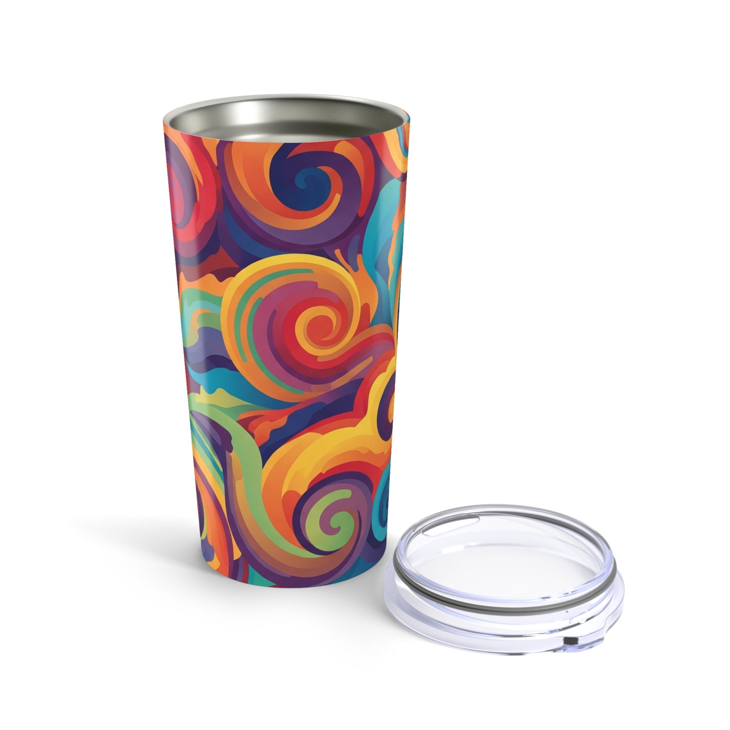 20oz Stainless Steel Tumbler With Double Wall Vacuum Insulation Spill Resistant Travel Mug Dishwasher Safe Hot Cold