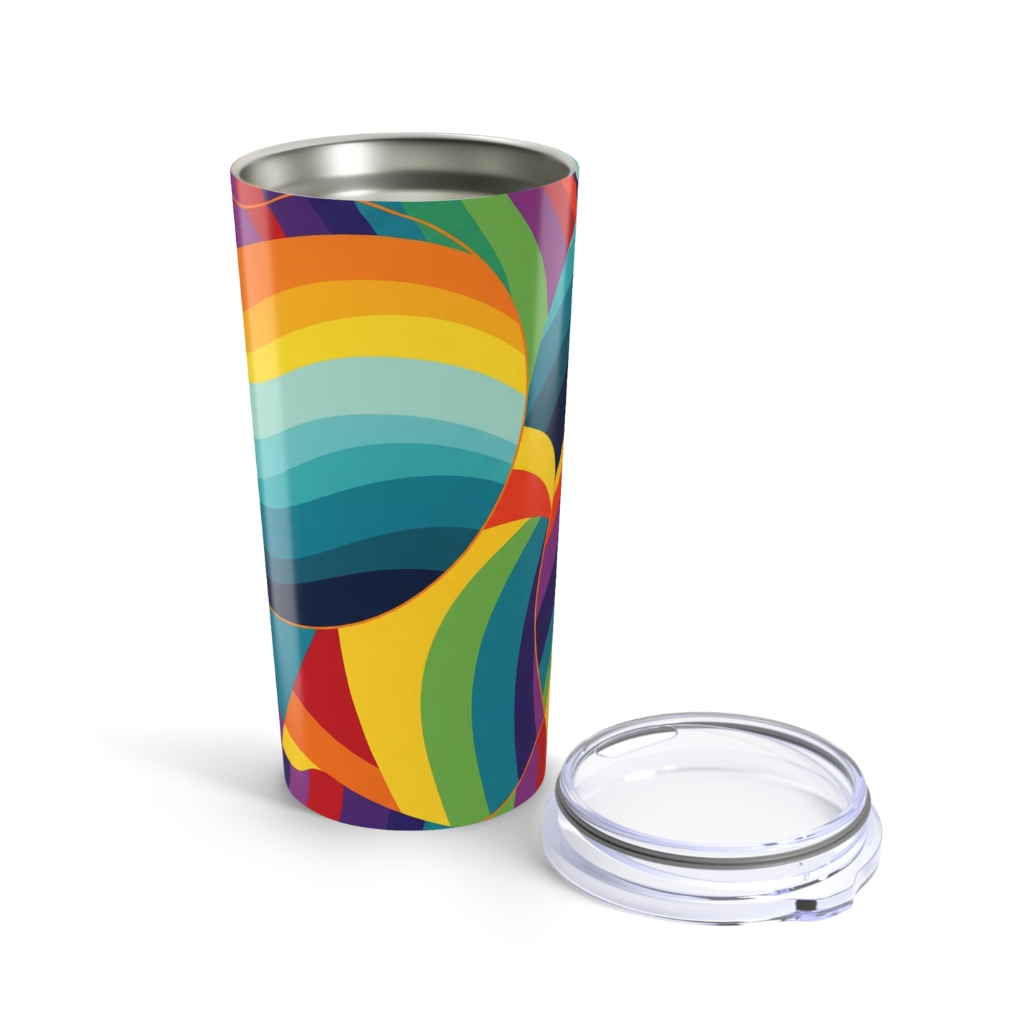 20Oz Stainless Steel Tumbler With Double Wall Vacuum Insulation And Leak Proof Lid For Hot And Cold Beverages