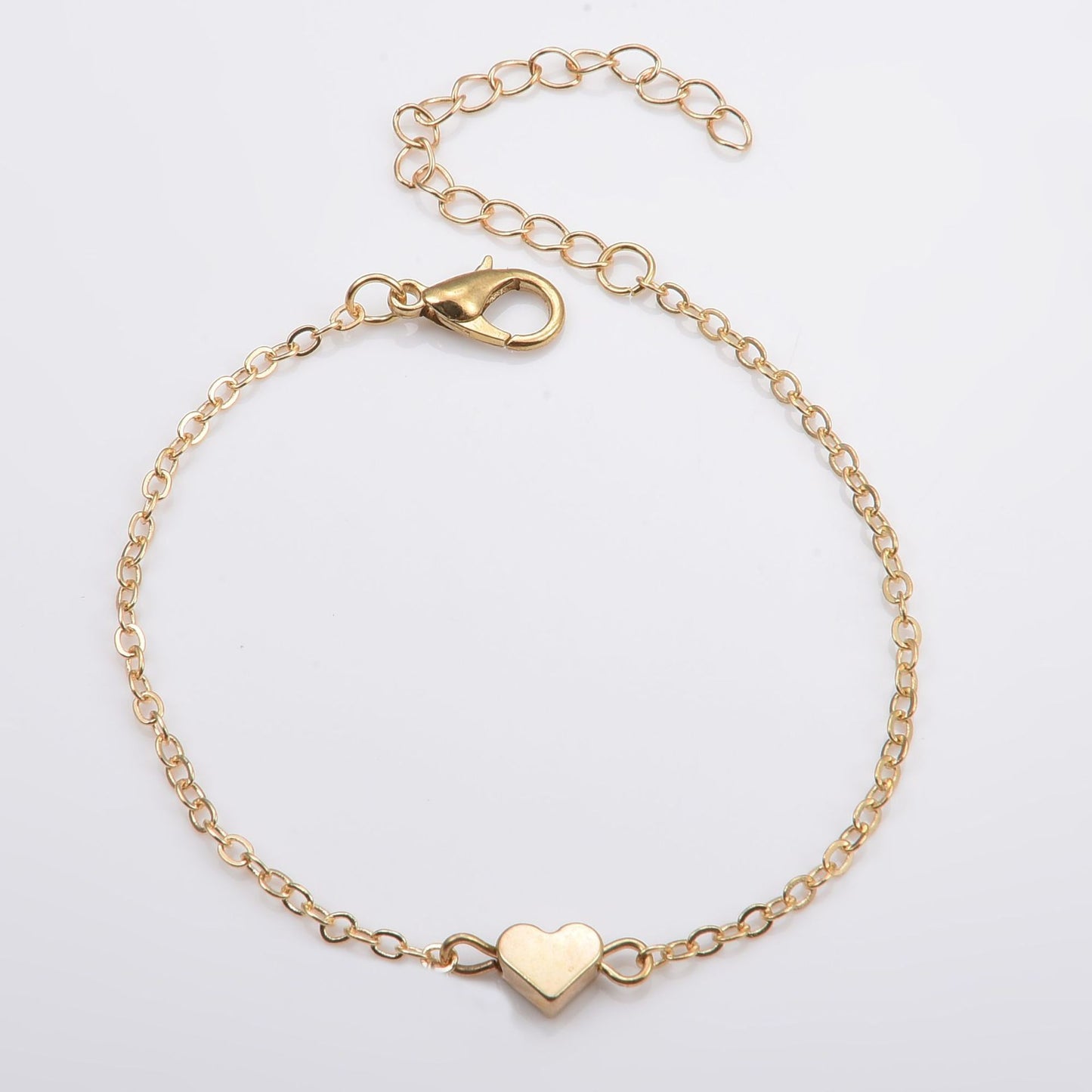 Womens Heart Bracelet Elegant Electroplate Gold And Silver Alloy Bracelet For Daily Fashionable Alloy Bracelet