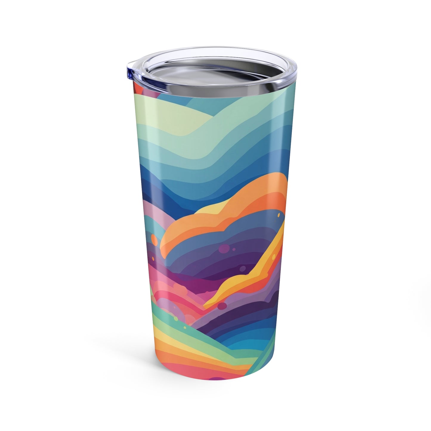 20oz Stainless Steel Tumbler With Double Wall Vacuum Insulation For Hot Or Cold Beverages Spill Proof Travel Cup