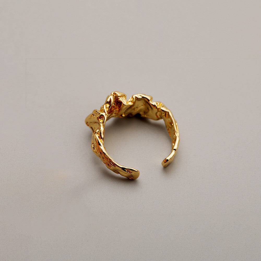Golden Vacuum Plating Opening Adjustable Ring