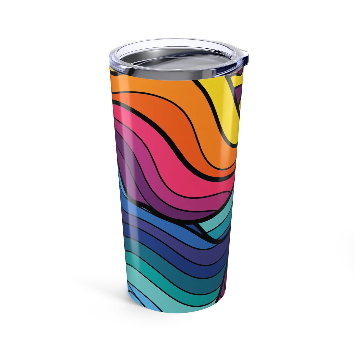 20oz Stainless Steel Tumbler With Double Wall Vacuum Insulation Leak Proof Printed Travel Mug For Hot And Cold