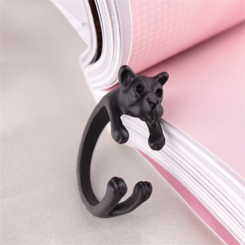 Womens Animal Rings Fashion Alloy Electroplate Adjustable Rings Trendy Finger Rings For Women And Girls Lovely