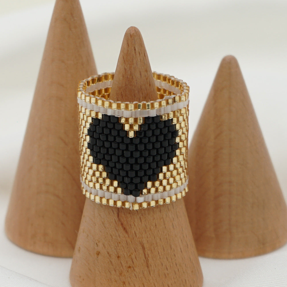 Bohemian Couple Rings Hand Woven Unisex European Style Rings For Lovers Romantic Gift Idea Handcrafted Boho Jewelry