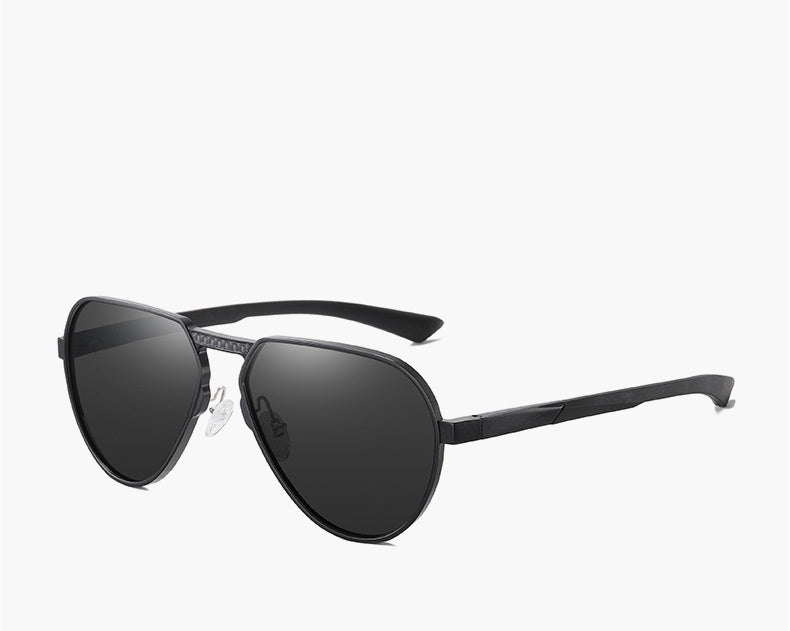 Polarized Sunglasses For Men And Women Aluminum Magnesium Alloy Frame Large Metal Frame TAC Lenses UV Protection