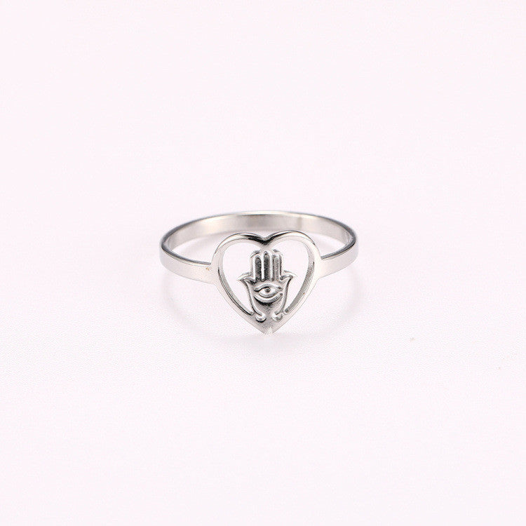 Stainless Steel Nepal Tail Ring For Women Round Jewelry Individually Packed Birthday Gift For Her Elegant Ring