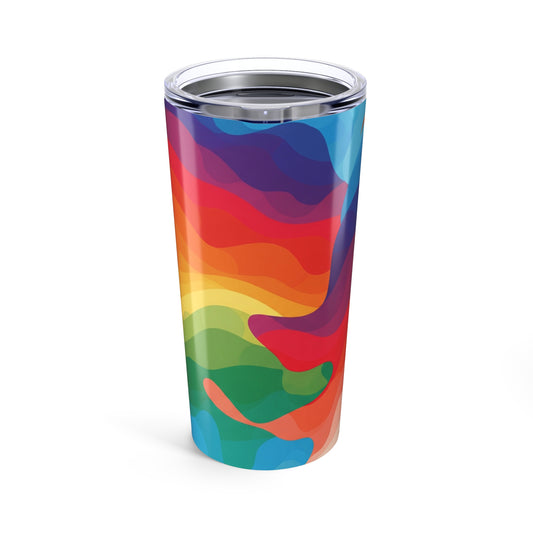 20oz Stainless Steel Travel Mug With Double Wall Vacuum Insulation Leak Proof Lid And Printed Design For Everyday