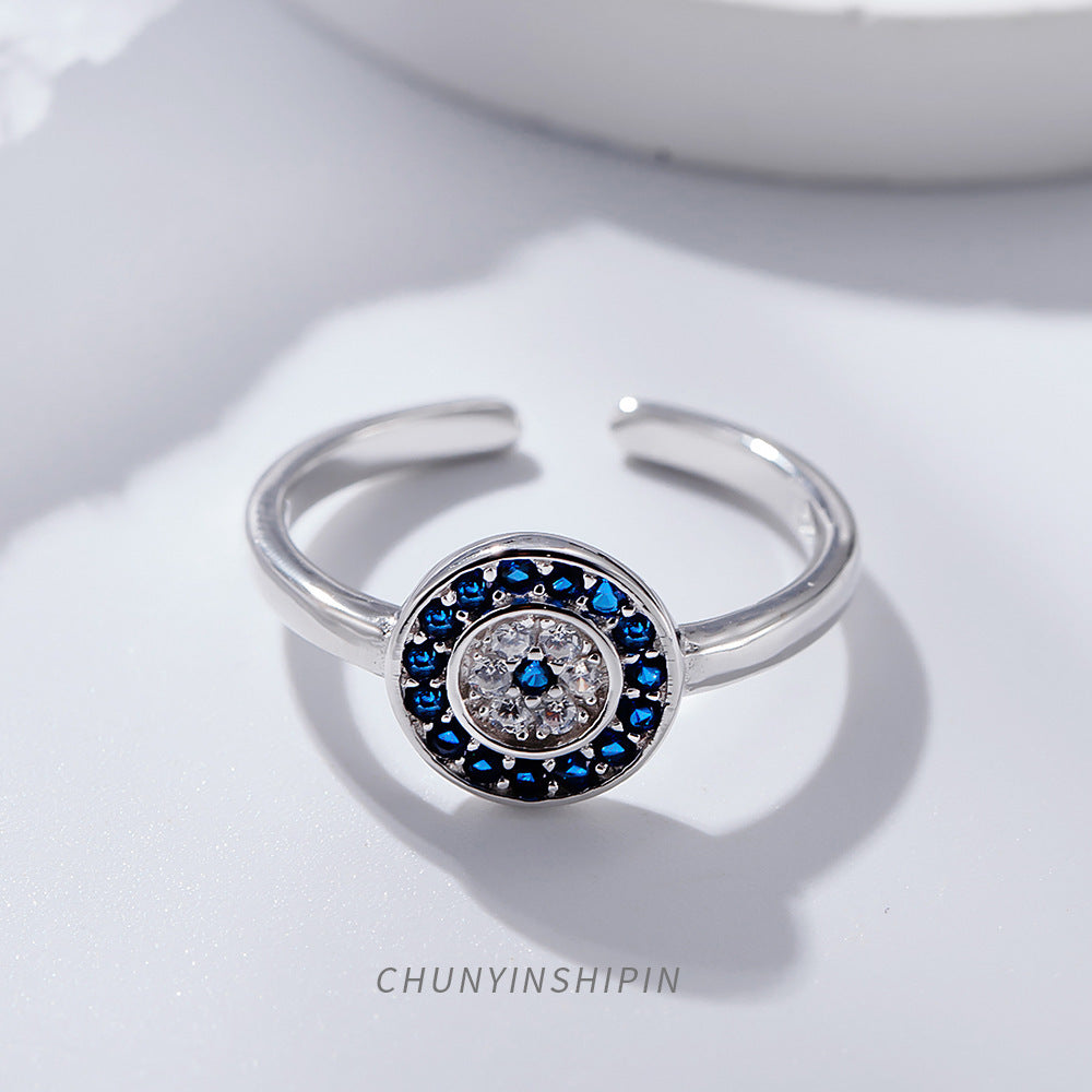 Sterling Silver Adjustable Open Ring Trendy Nightclub Style Size 10 to 13 Fashion Jewelry Gift Statement Rings