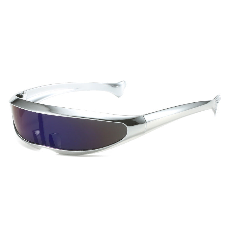Unisex Dolphin Sunglasses for Outdoor Sports and Cycling with Polycarbonate Lenses and Flexible Normal Frame Design