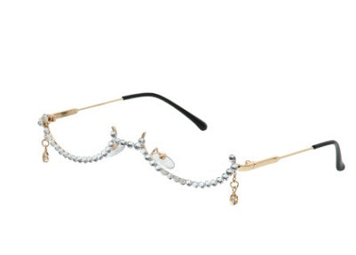 Half Rim Glasses Lightweight Eyewear Model 9021B Half Frame Spectacles For Everyday Use Stylish Look Ultra Durable