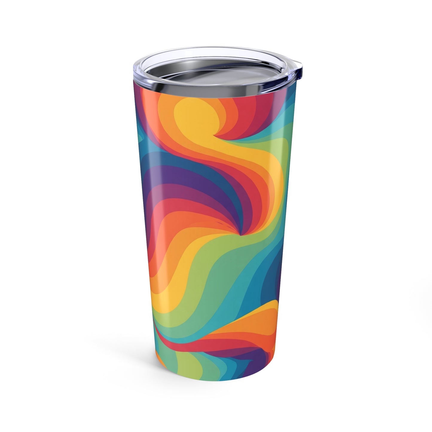 20oz Stainless Steel Tumbler Double Wall Vacuum Insulated Leak Proof Thermal Travel Coffee Mug Printed Artwork