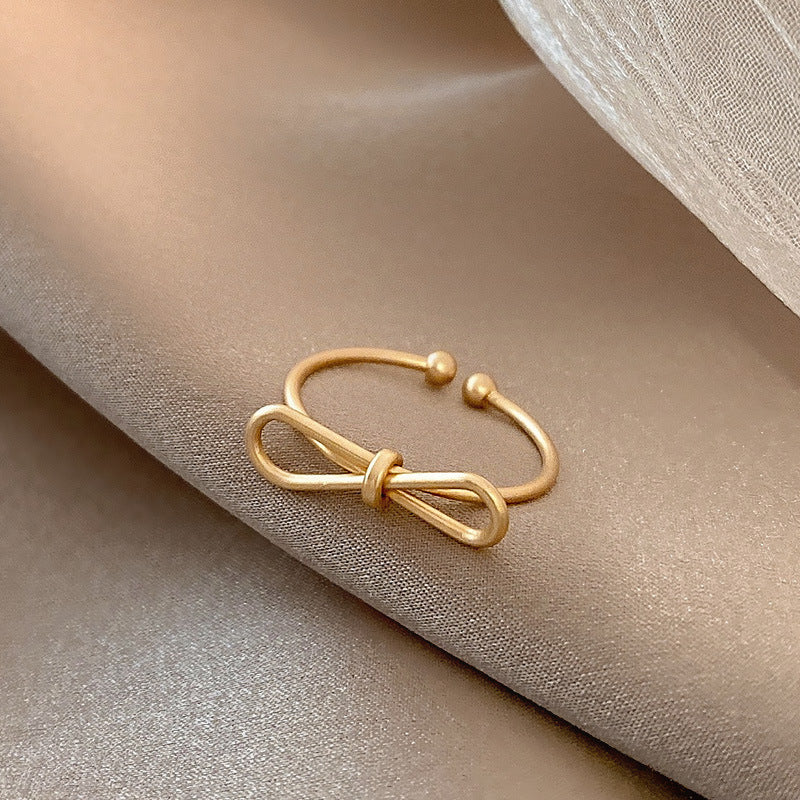 Women Adjustable Gold Plated Rings With Geometric Design And Artificial Gems For Wedding Jewelry Korean Fashion