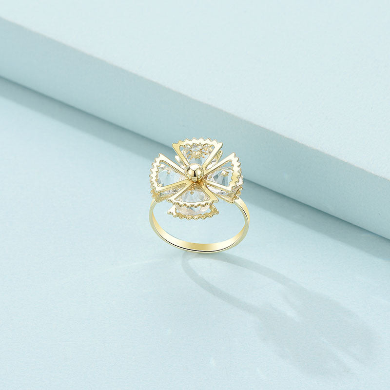 Geometric Copper Ring For Women Stylish Fashion Accessory Jewelry With Modern Design Perfect For Everyday Wear