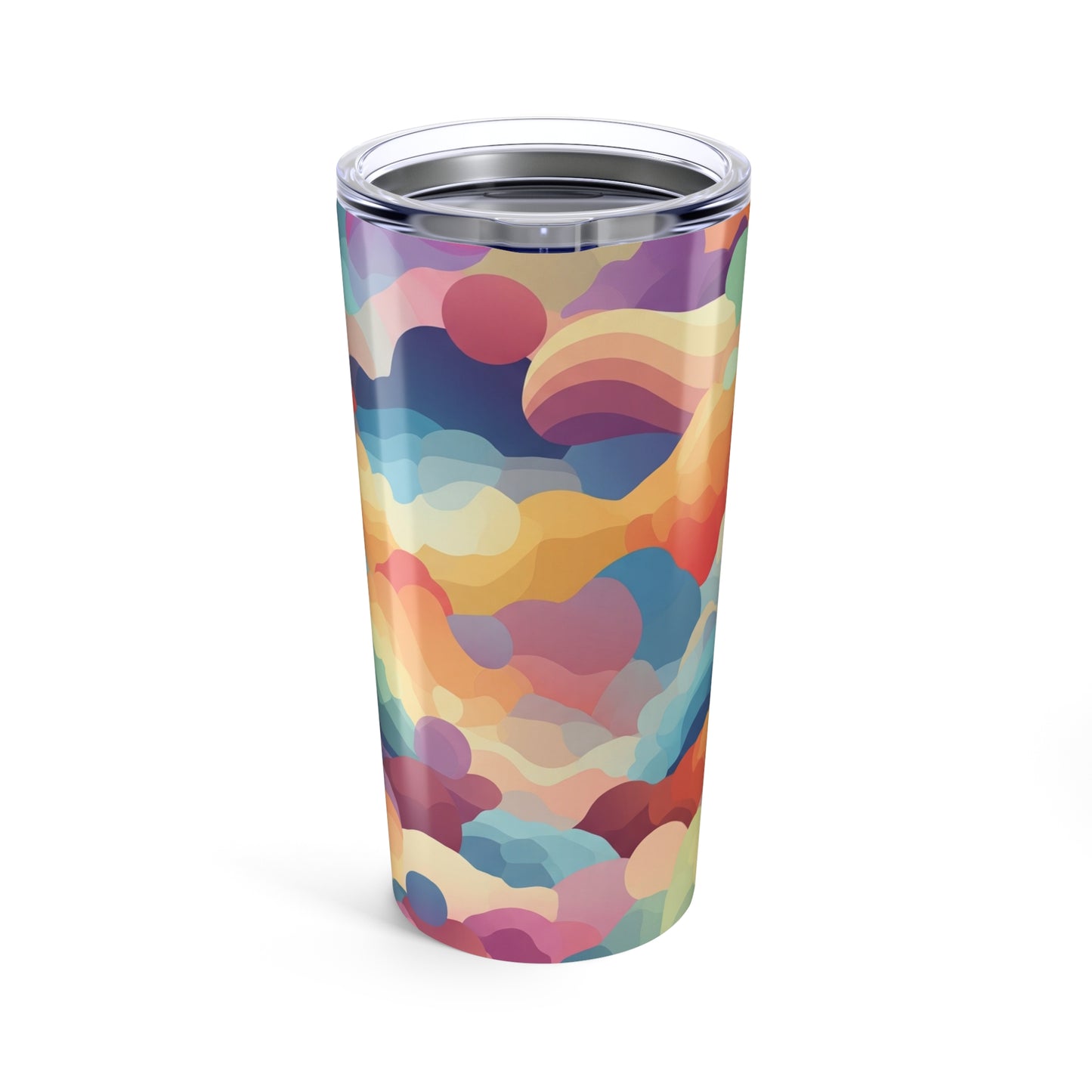 20oz Stainless Steel Printed Tumbler With Double Wall Vacuum Insulation Leak Proof Durable Hot Cold Travel Mug