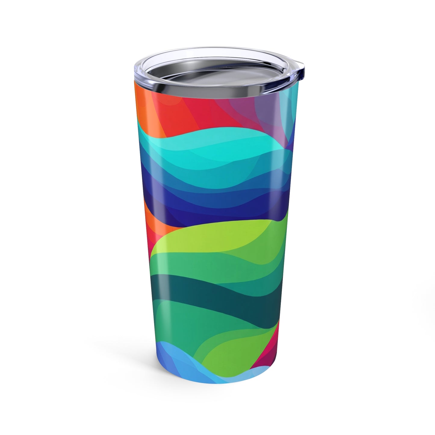 20oz Stainless Steel Tumbler With Printed Design Double Wall Vacuum Insulation Keeps Drinks Hot Or Cold Spill