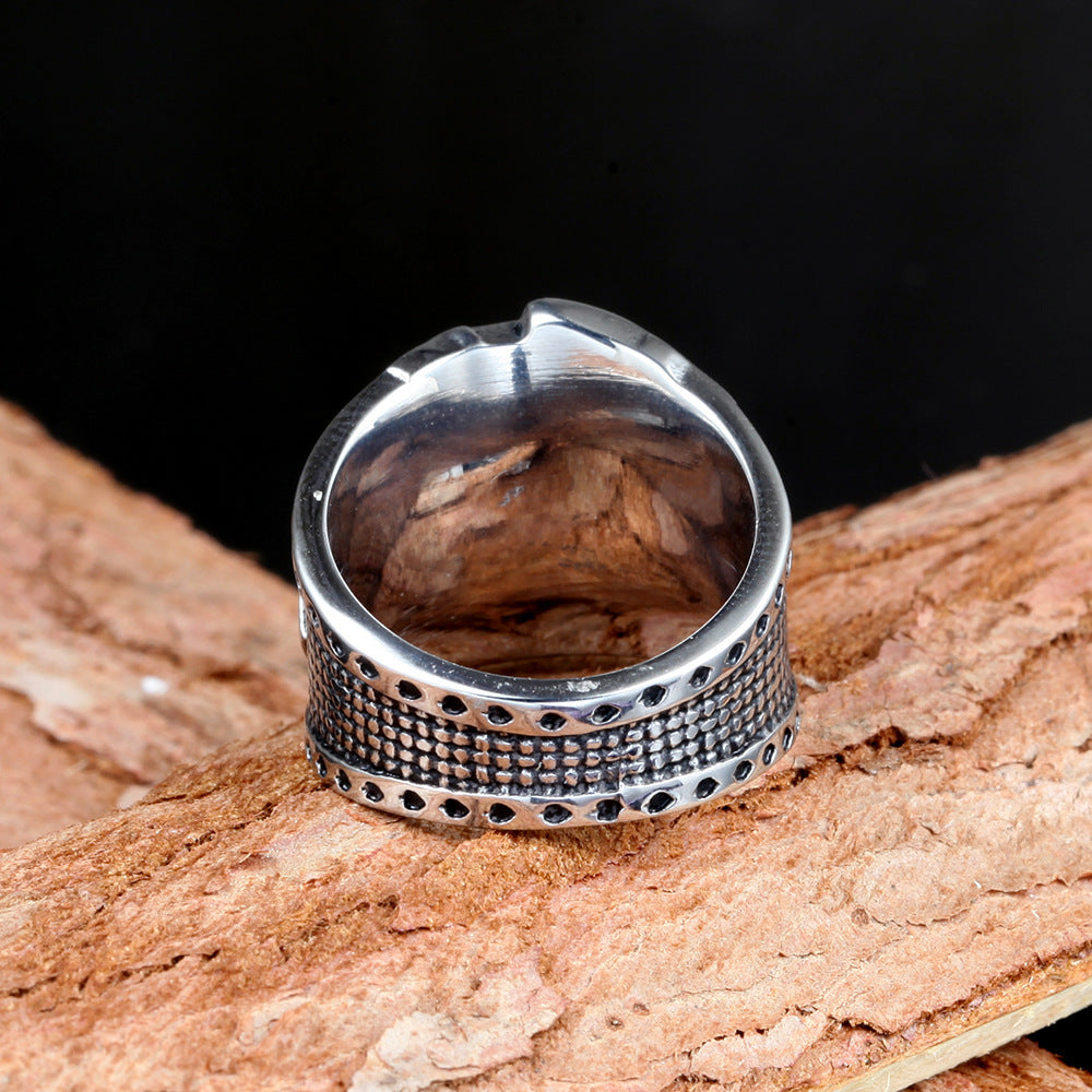 Mens Silver Ring Handmade Travel Memorial Band Ring Individually Packed For Him Gift For Men And Boys Everyday Occasion