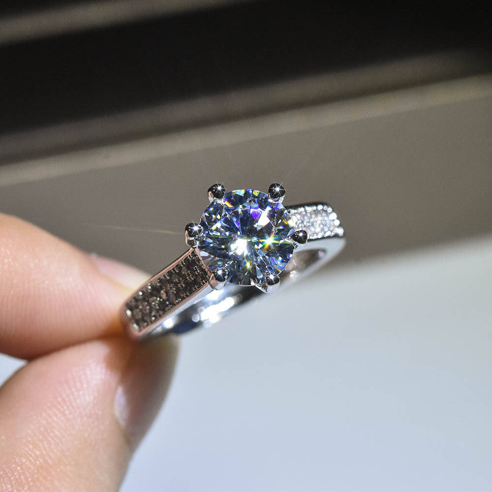 Women Adjustable Geometric Copper Ring With Sterling Silver Inlay And Simulated Diamond Accent Jewelry Gift Gem