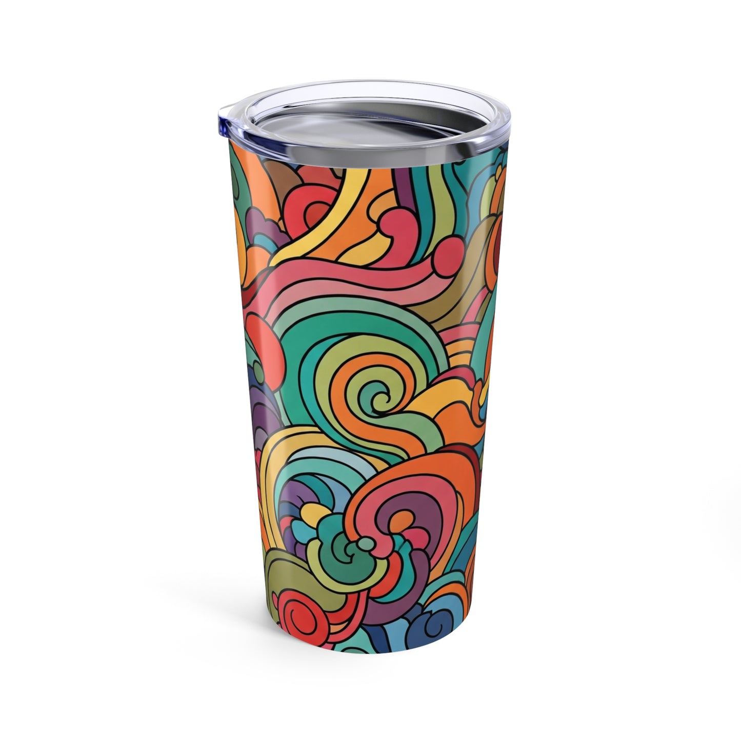 20oz Stainless Steel Tumbler With Double Wall Vacuum Insulation Travel Mug Spill Resistant For Hot And Cold Drinks